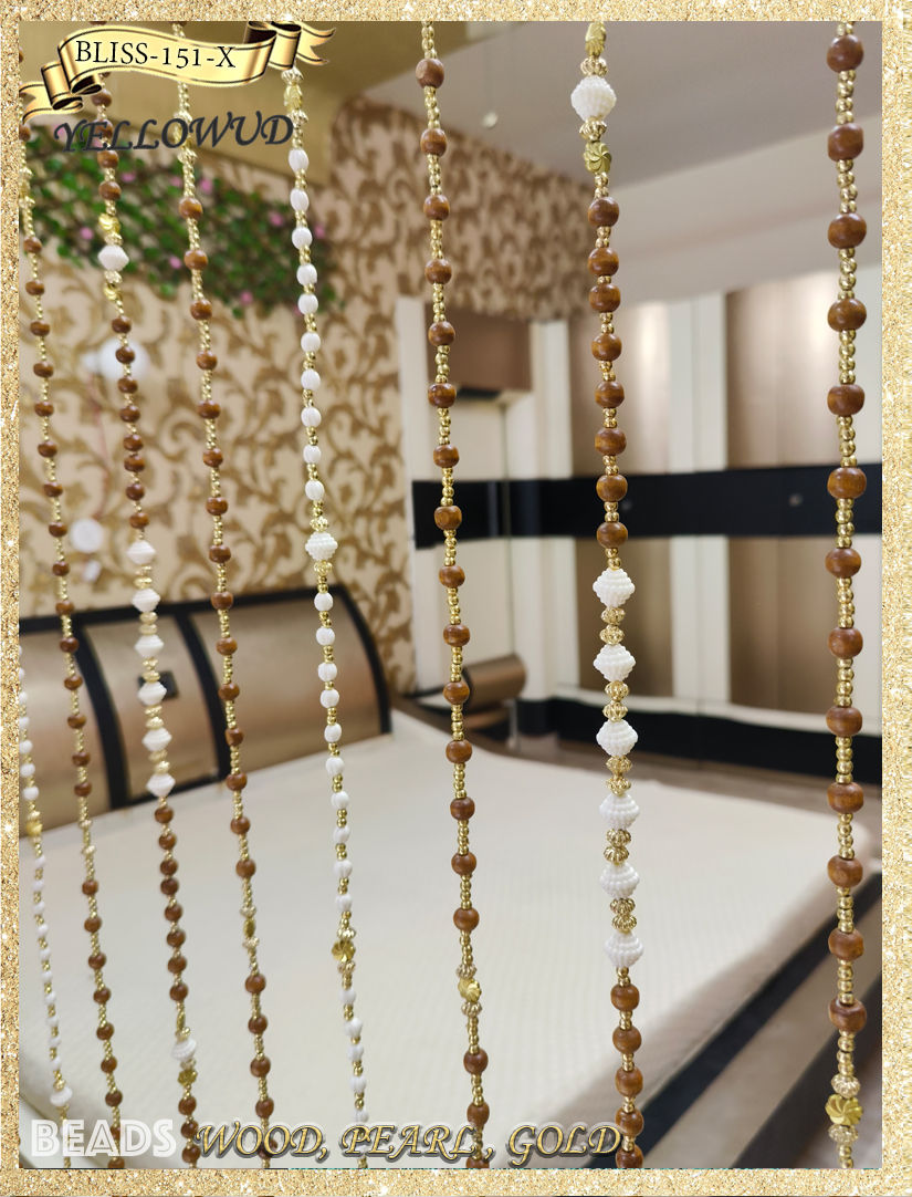 Thumbnail: BLISS-151 Wooden Beaded Curtain