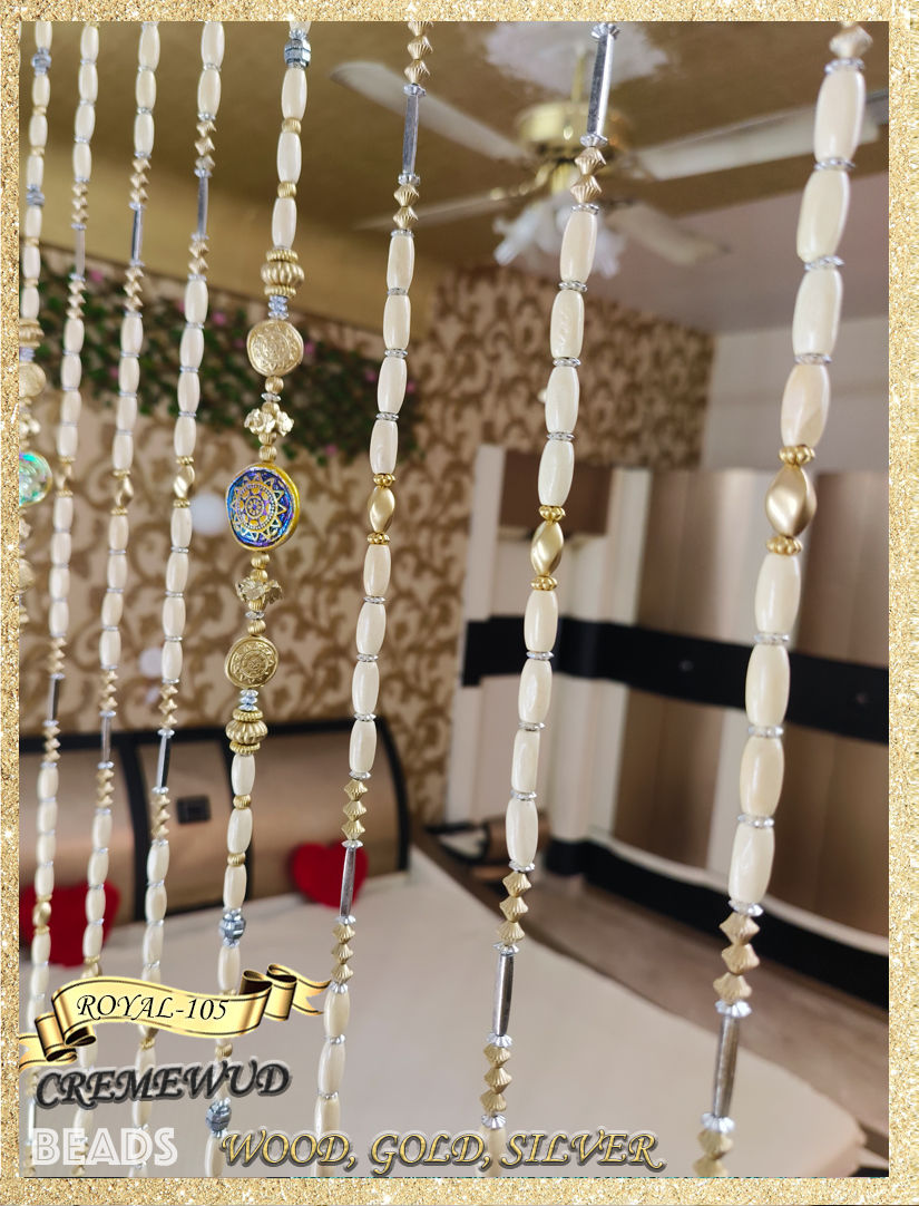 Thumbnail: ROYAL-105 Wooden Beaded Door Curtain