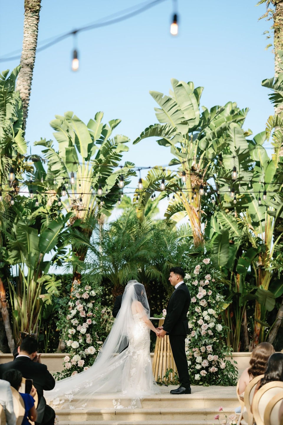 tropical wedding outdoors venue ceremony 