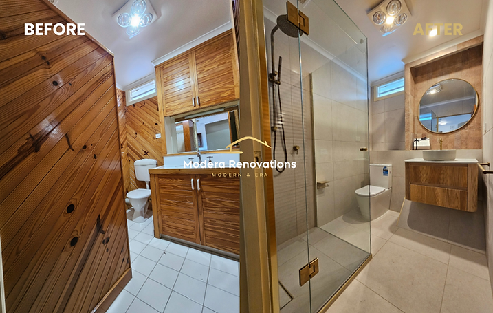 Before and After Bathroom Renovation in