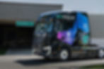 A Hyroad fuel cell truck at Toyota's H2HQ