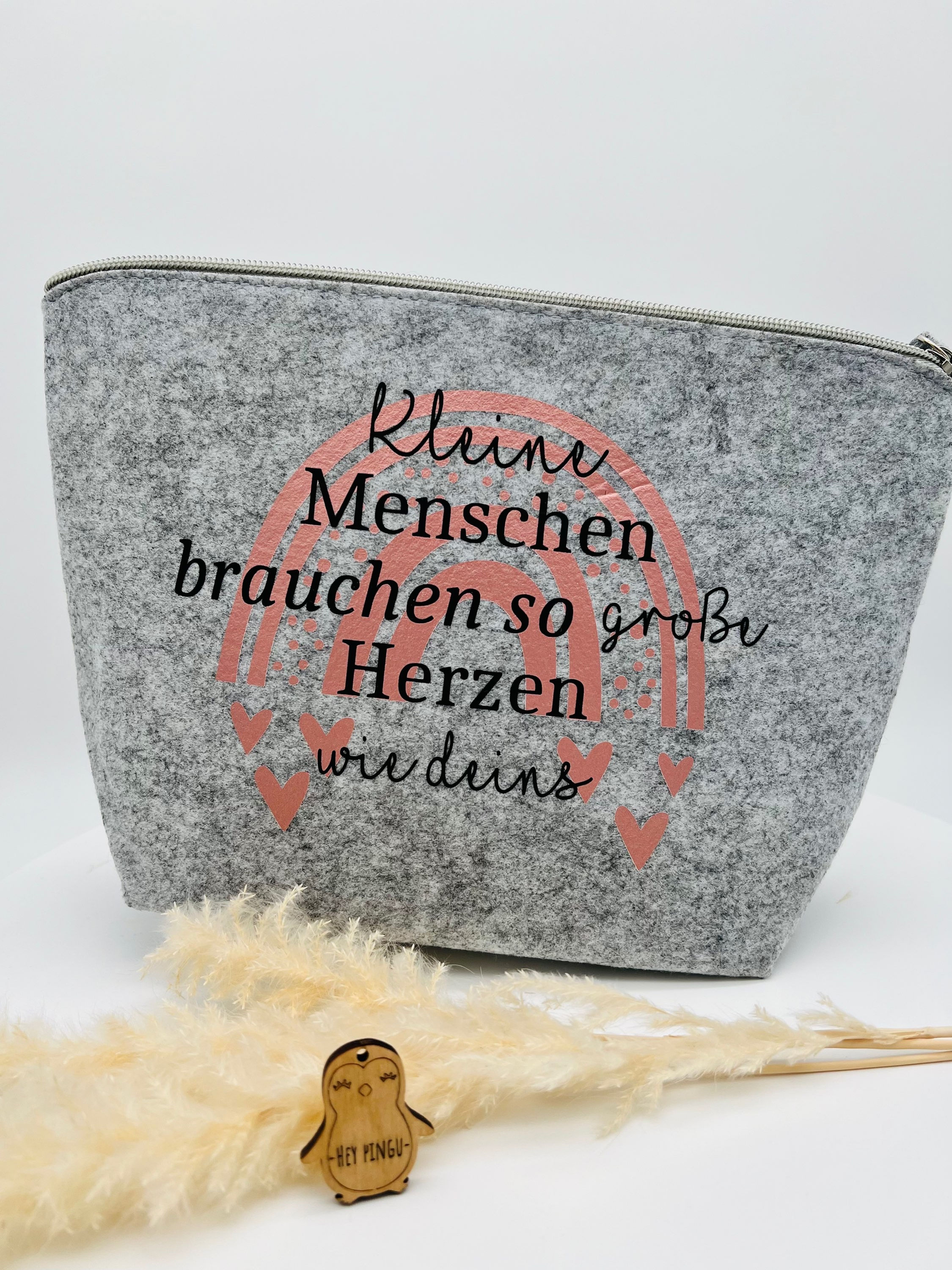 Filztäschchen große Herzen
