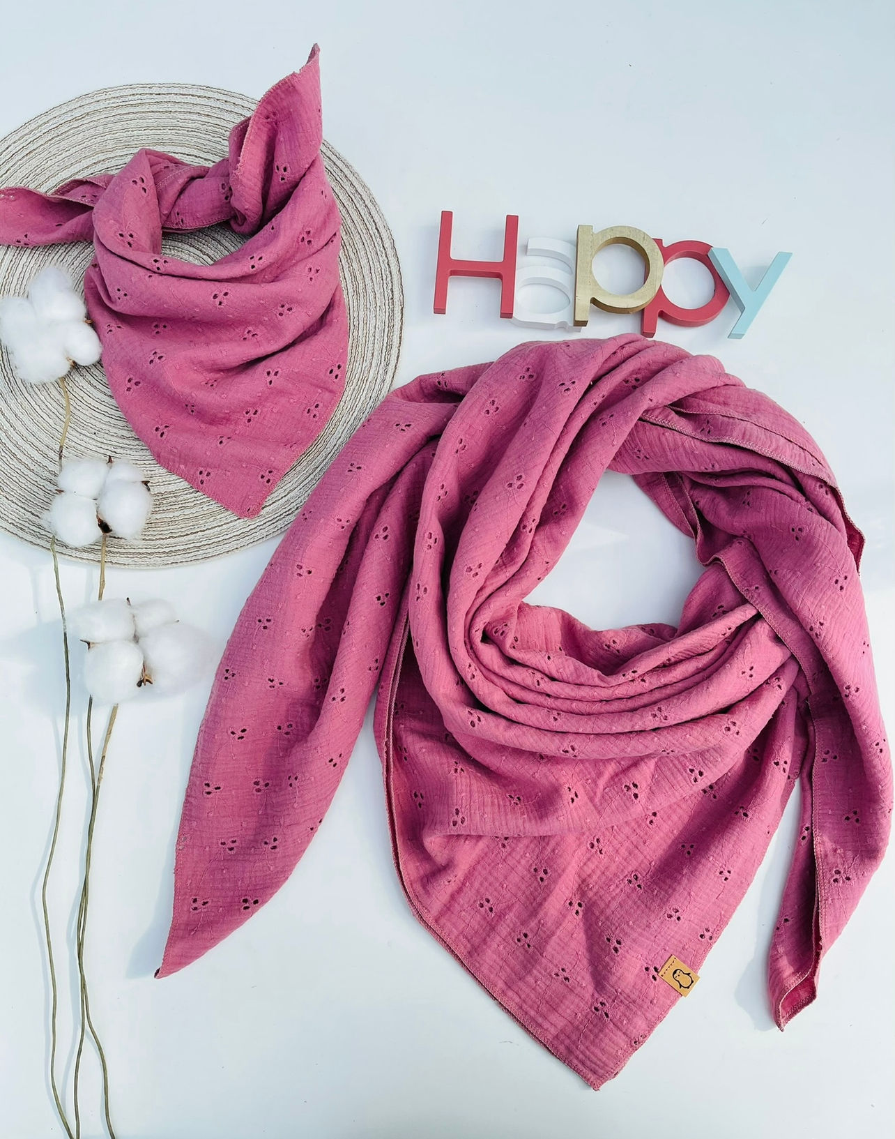 Musselintuch für Klein und Groß