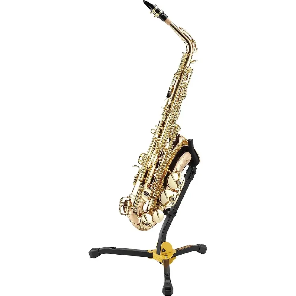 Thumbnail: Hercules DS530BB Alto / Tenor Saxophone Stand W/Bag