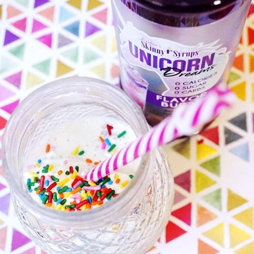 Unicorns are magic and milkshakes are delicious, so that makes this magically delicious.