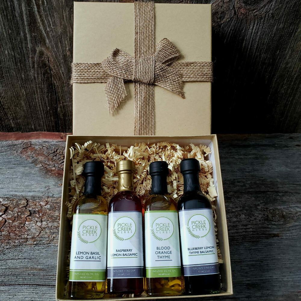 Pickle Creek - Salad Lovers Olive Oil & Balsamic Vinegar Gift Box