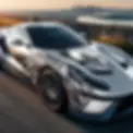 DALL·E 2024-04-25 10.02.39 - A sports car featuring a custom graphic decal of a large eagl