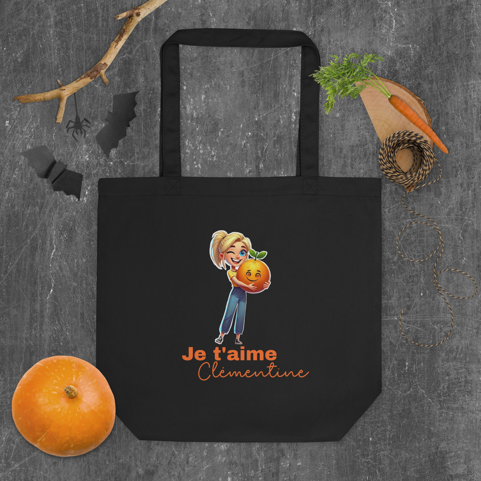 Sac 'Je t'aime Clémentine'