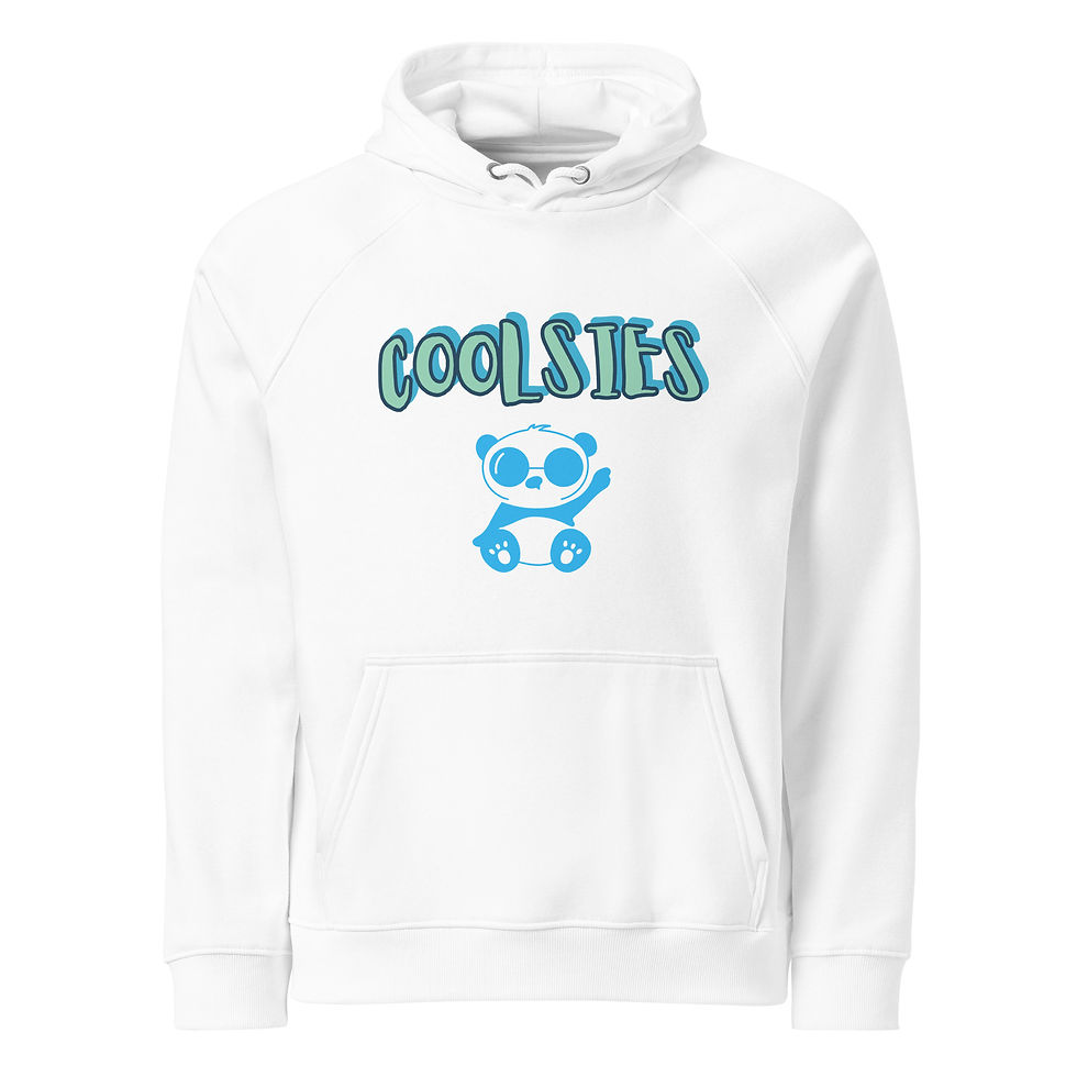 Thumbnail: COOLSIES Unisex eco raglan hoodie