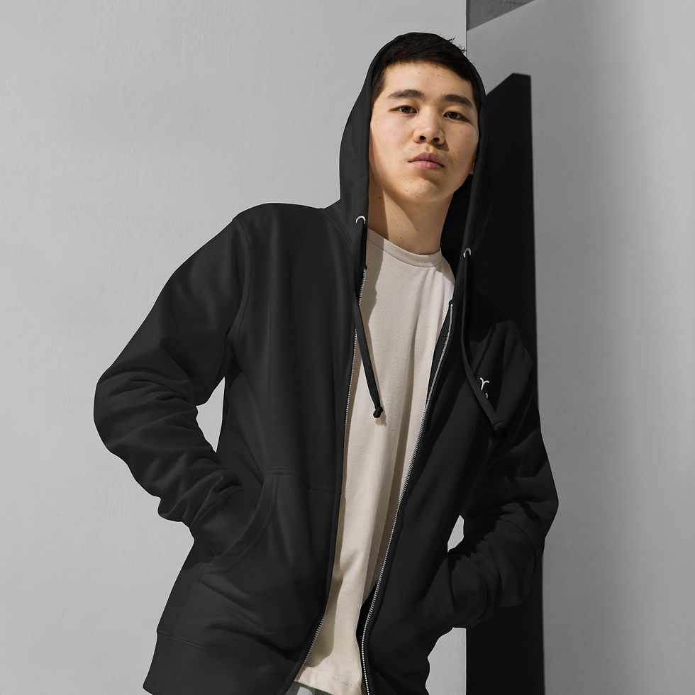 Thumbnail: CAPRICORN Unisex fleece zip up hoodie