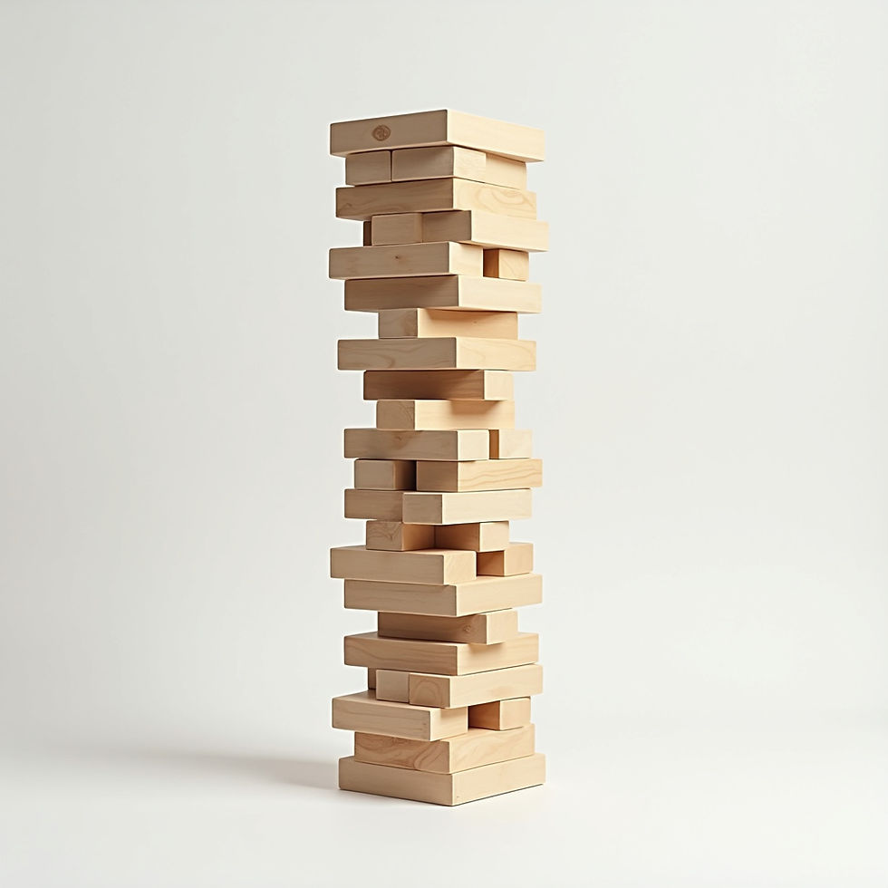 Grote Jenga Toren