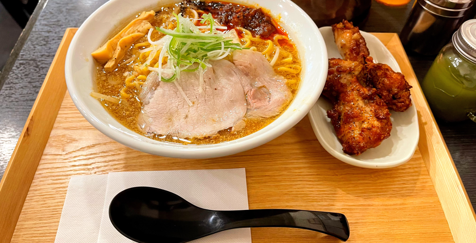 Sapporo Ramen in Hokkaido. Ramen made in the style of Hokkaido local cuisine.