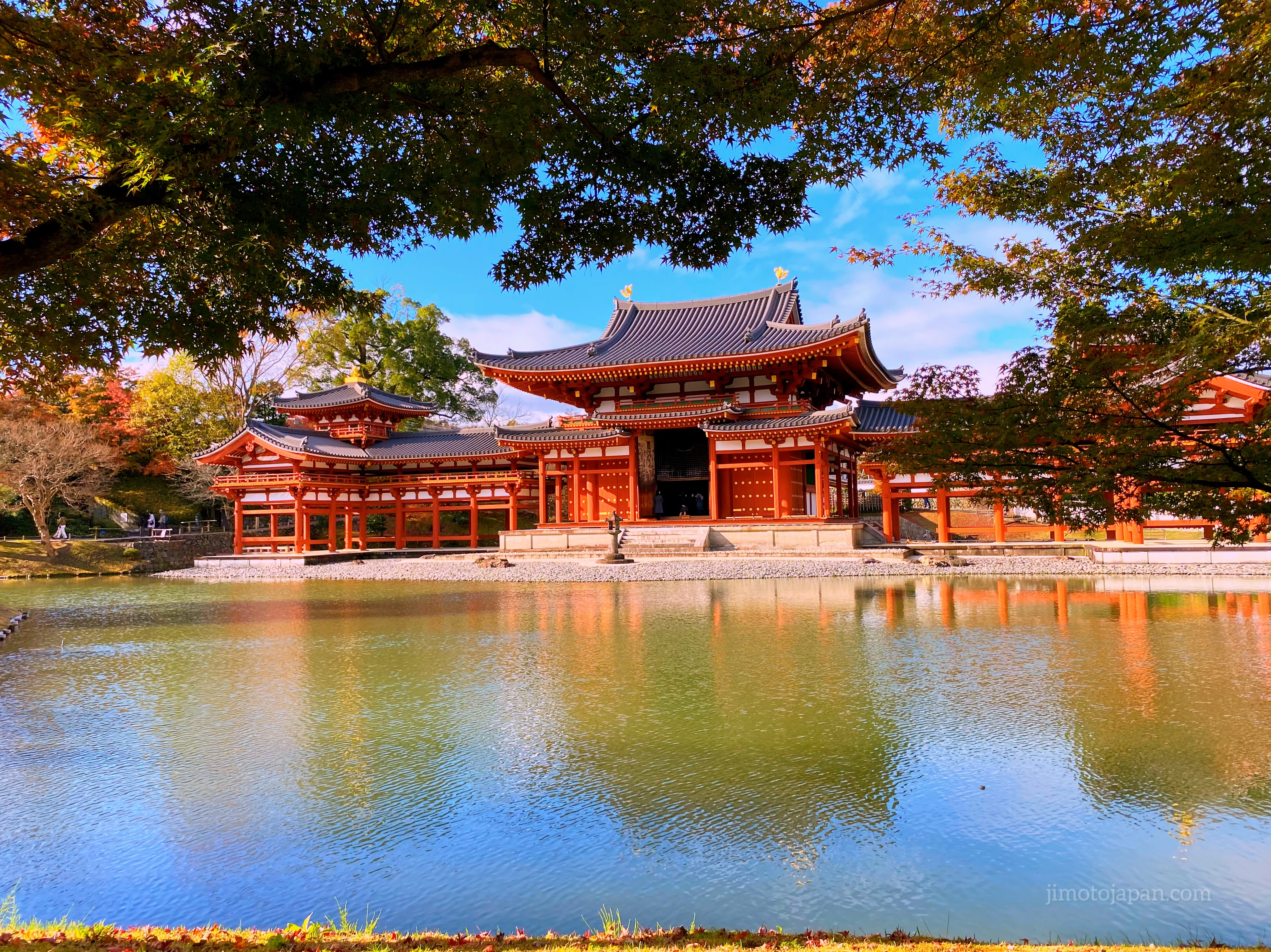 Byodoin Temple in Kyoto, Japan. Autumn.