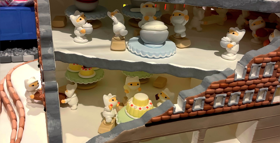 Shiroi Koibito Factory Diorama. Cute diorama featuring Shiroi Koibito factory.