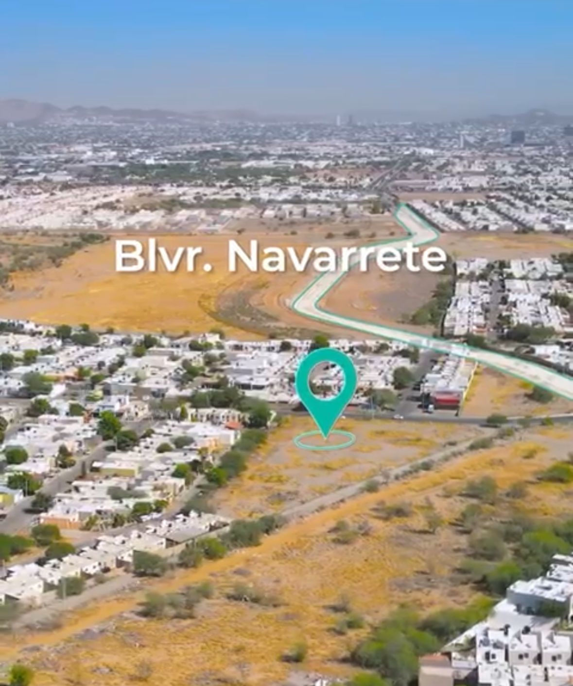 Terreno en Blvd. Navarrete Final