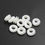 Thumbnail: White Rubber Grommet - 2-3/4" O.D. (pr)  Trusted Marine Grade