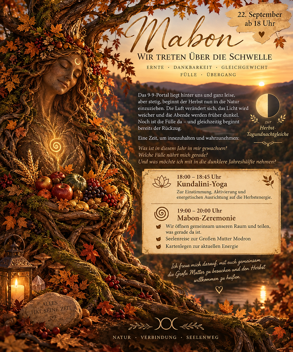 Mabon - Herbst Tag & Nachtgleiche