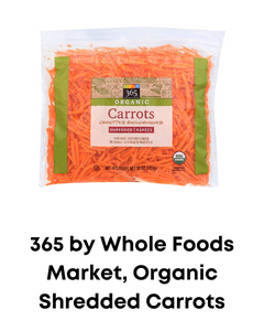 organic shredded carrots