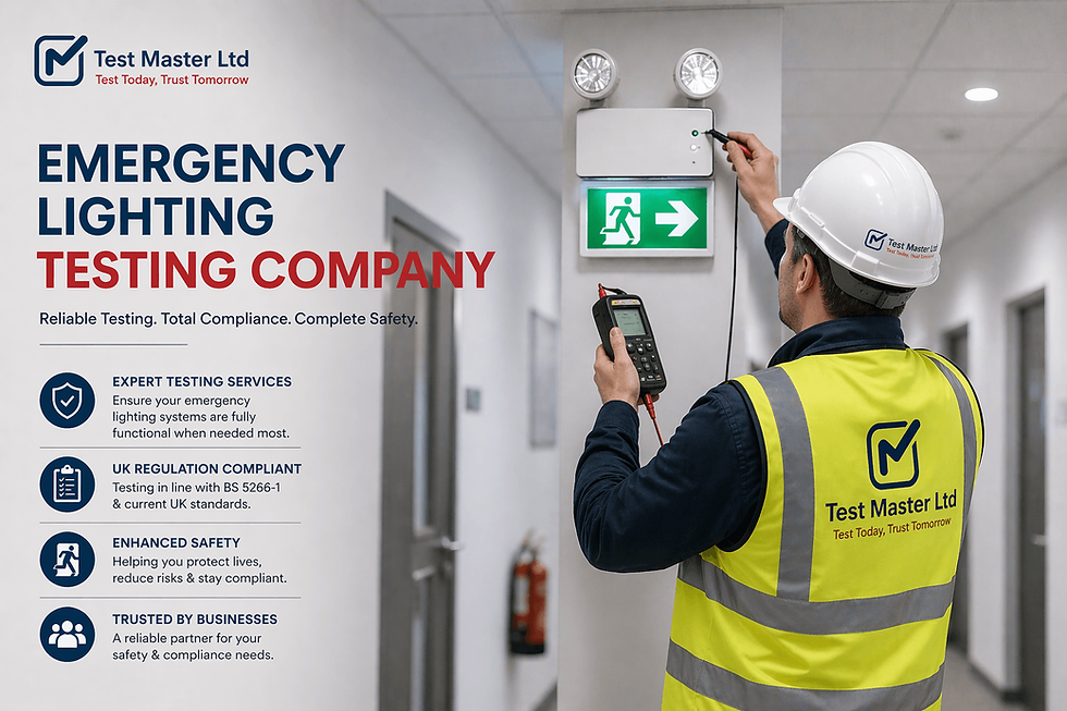 Emergency Lighting Testing Company: How to Choose the Right Service in the UK - Test Master Ltd
