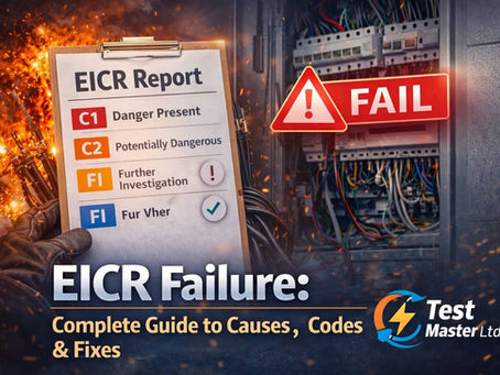 EICR Failure | Test Master Ltd