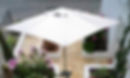 Sombrilla cuadrada en sunbrella