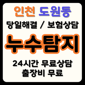 도원동 누수