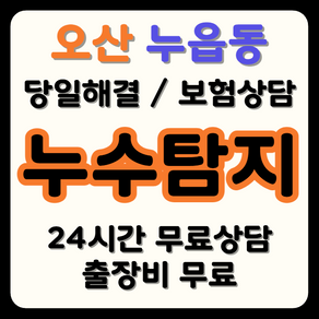 누읍동 누수 탐지부터 시공까지, 보험으로 비용 부담 해결