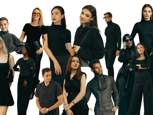 What do I wear to an all black dress code wedding? An all-black dress code means guests are asked to wear black from head to toe — creating a clean, cohesive, and elevated aesthetic throughout the entire day.