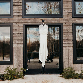 wedding dresses at detroit wedding venues near me-celestial farms wedding venue
