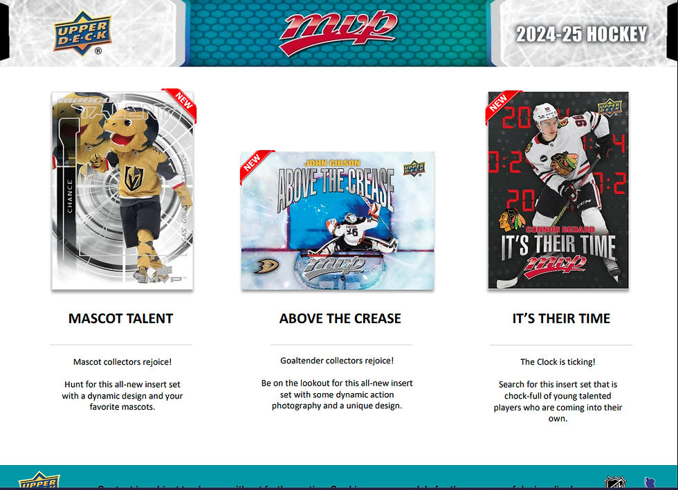 Thumbnail: 2024-25 Upper Deck MVP NHL Hockey Trading Card Fat Pack [28 Cards]