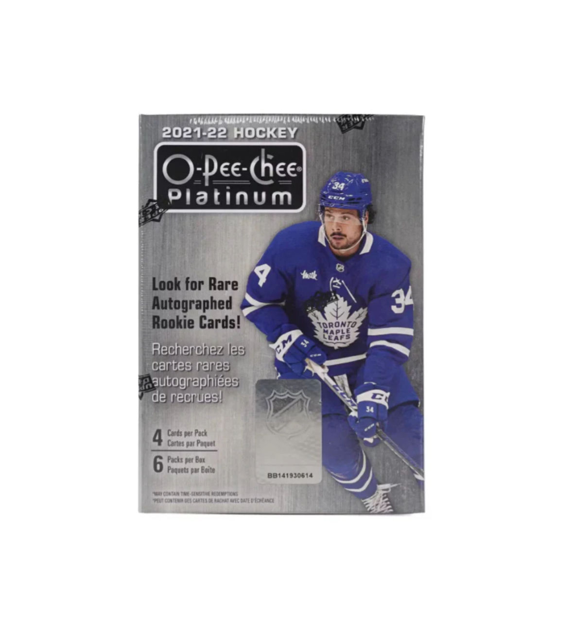 2021-22 Upper Deck O-Pee-Chee Platinum Hockey 6-Pack Blaster Box