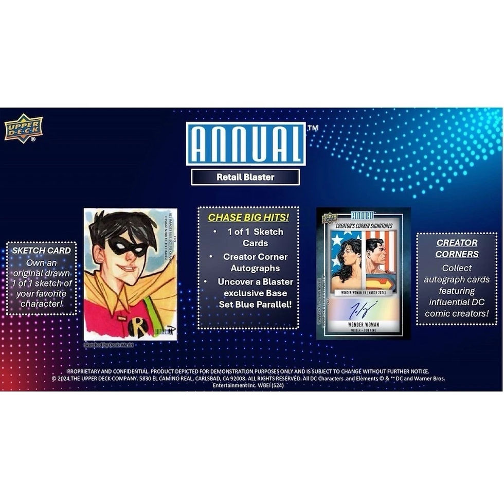 Thumbnail: 2023-24 Upper Deck DC Annual 6-Pack Blaster Box 20-BOX CASE