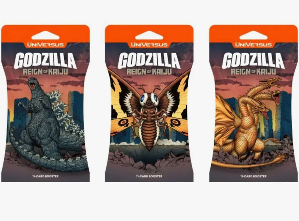 Thumbnail: UniVersus CCG: Godzilla - Reign Of Kaiju Hanging Booster Pack (Styles May Vary)
