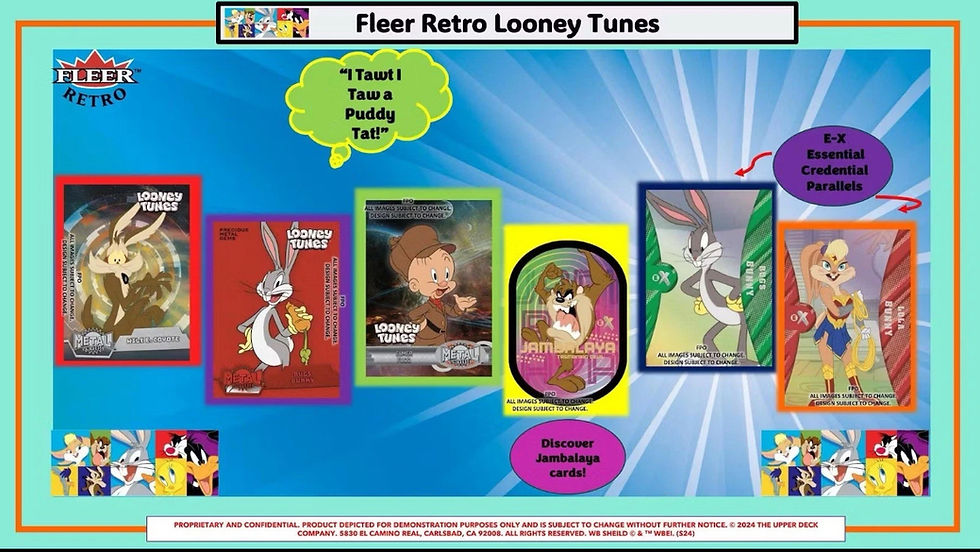 Thumbnail: 2024 Upper Deck Fleer Retro Looney Tunes Hobby Box