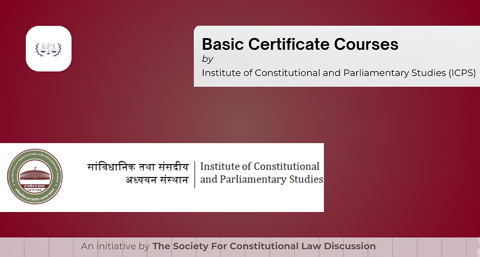 Basic Certificate Courses by ICPS