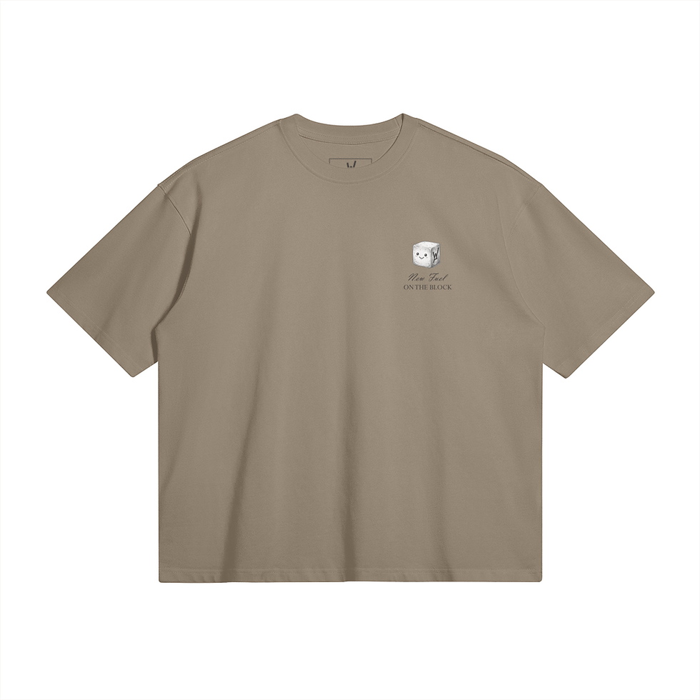 Miniaturbild: Oversized Boxy Shirt 'Tofu'