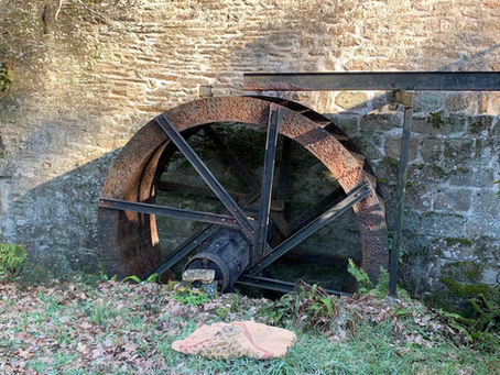 Visite du moulin de la Roche Garret à Montanel!