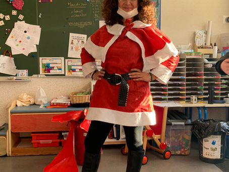 Le Père-Noël à l'école !