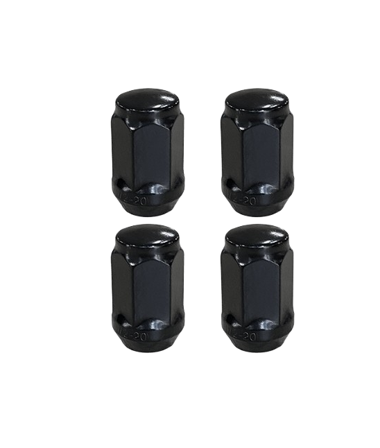 Thumbnail: Golf Cart Wheel Lug Nuts Gloss Black