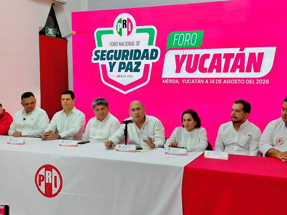 DE MANERA HISTÓRICA EL PRI ES DEFENSOR DE LA PAZ, RECLAMA QUE GOBERNADORES DE MORENA NO ENFRENTEN AL CRIMEN ORGANIZADO