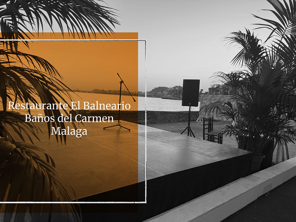 Restaurante el Balneario de los Baños del Carmen de Málaga