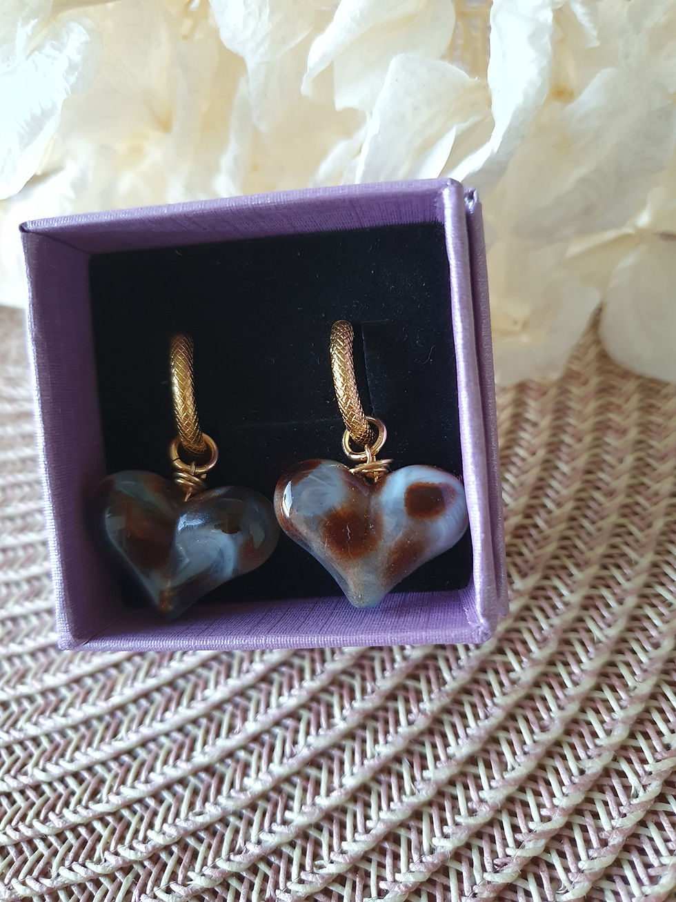 Miniature : Créoles coeur de fée Tendresse