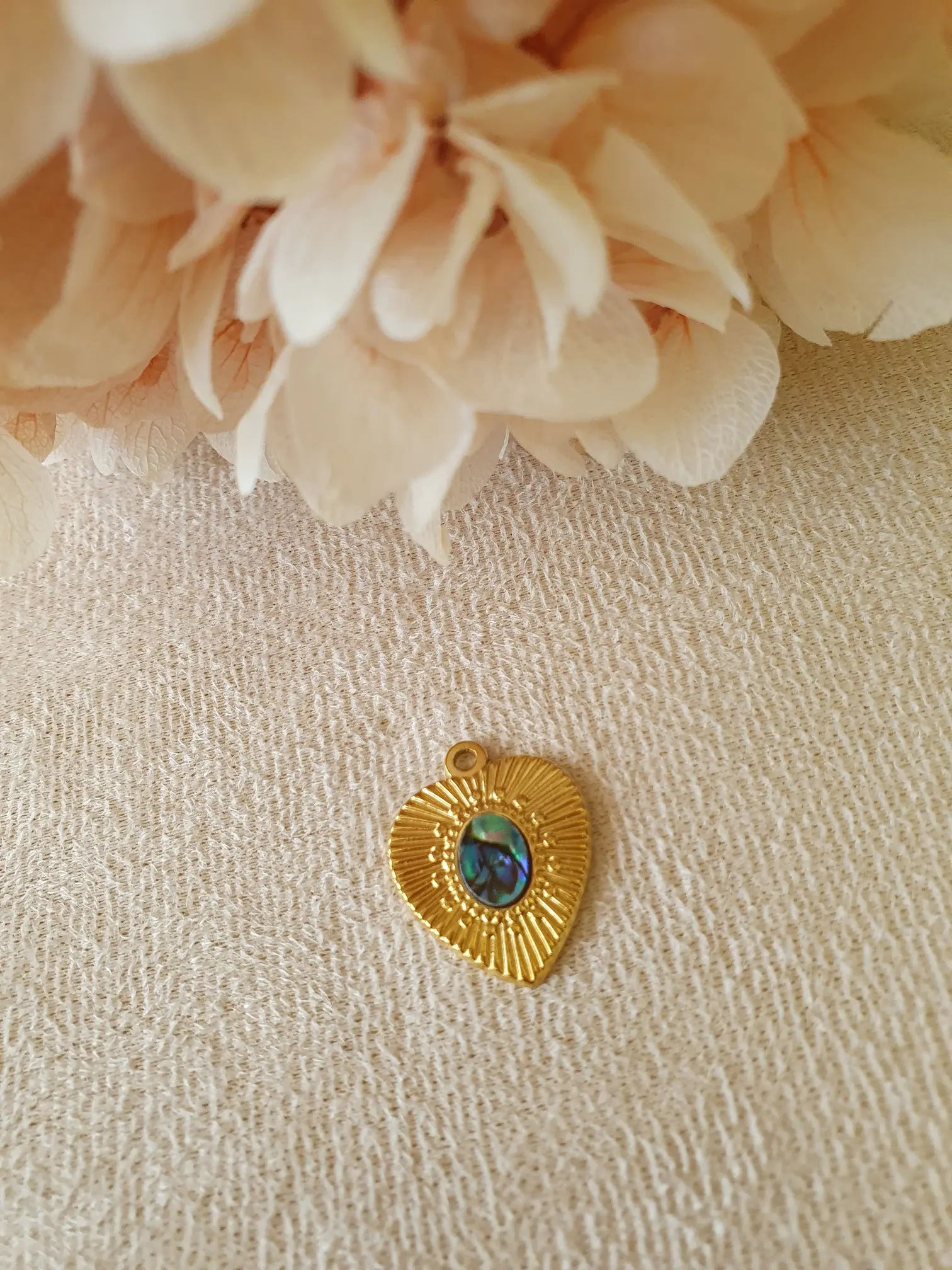 Coeur coquille ormeau