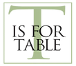 T is for table logo