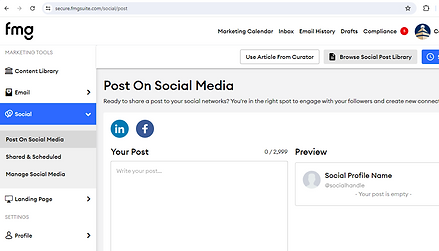 got to Social media post library.png