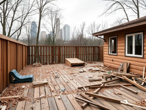 Saying Goodbye to the Old Deck