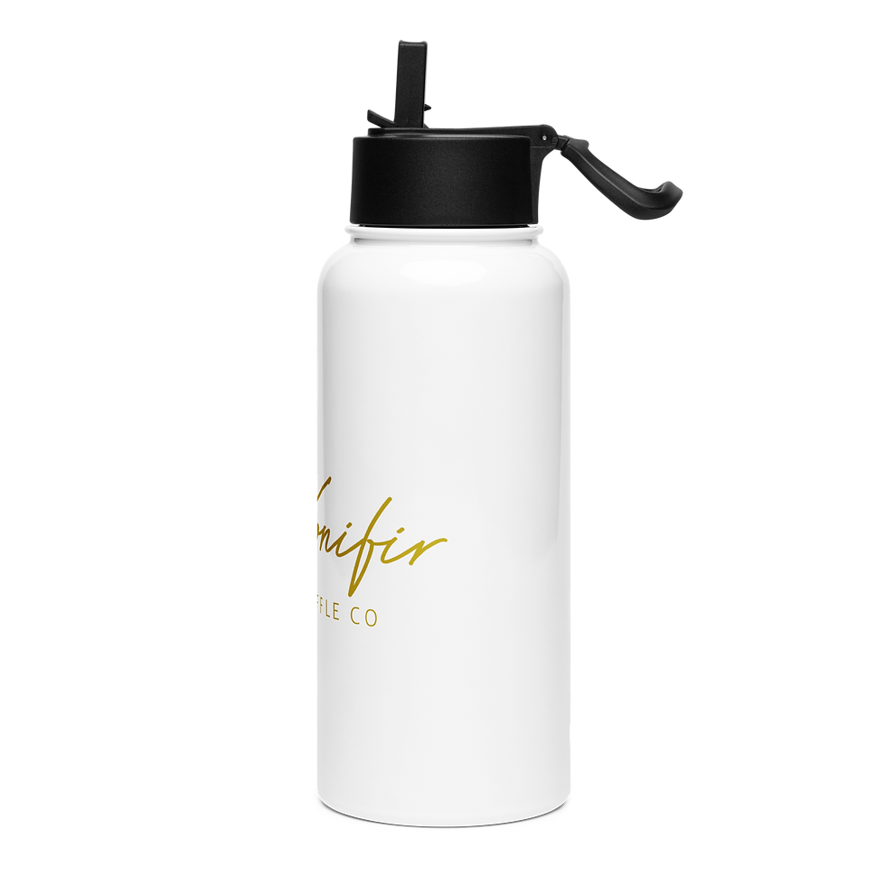 Thumbnail: Konifir Branded Stainless steel water bottle with straw lid