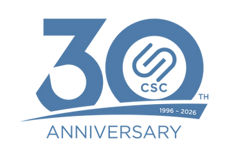 CSC Inc Logo Blue 30th