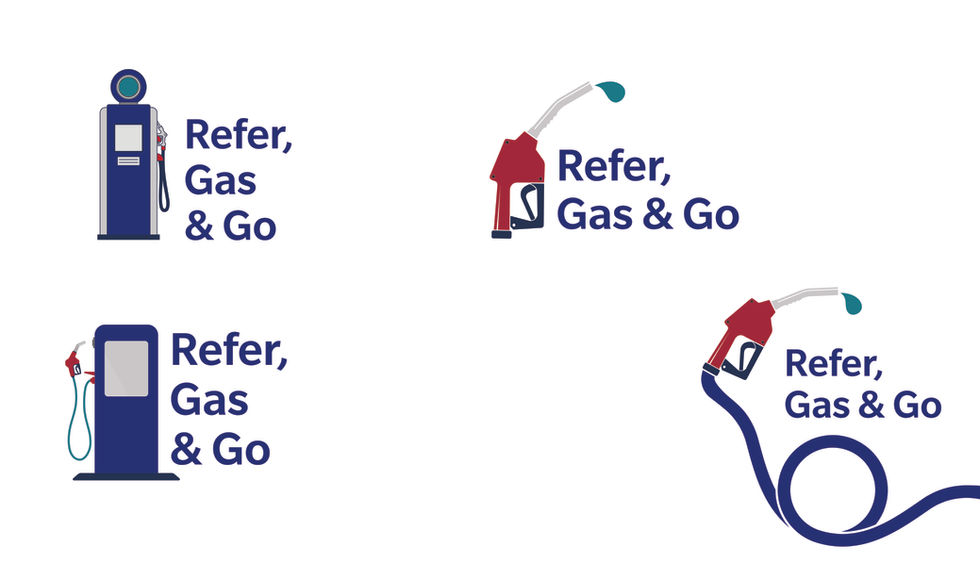 Refer, Gas & Go Graphic Concepts