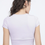 Thumbnail: Lavender V-Neck Crop Top